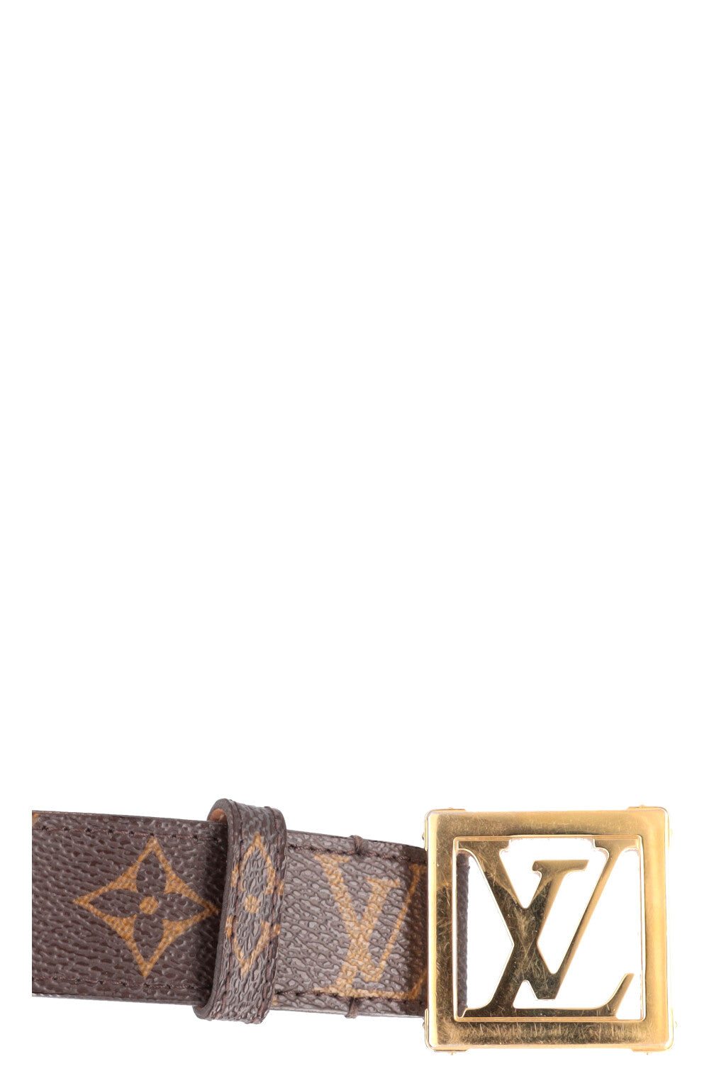 LOUIS VUITTON LV Belt MNG Canvas