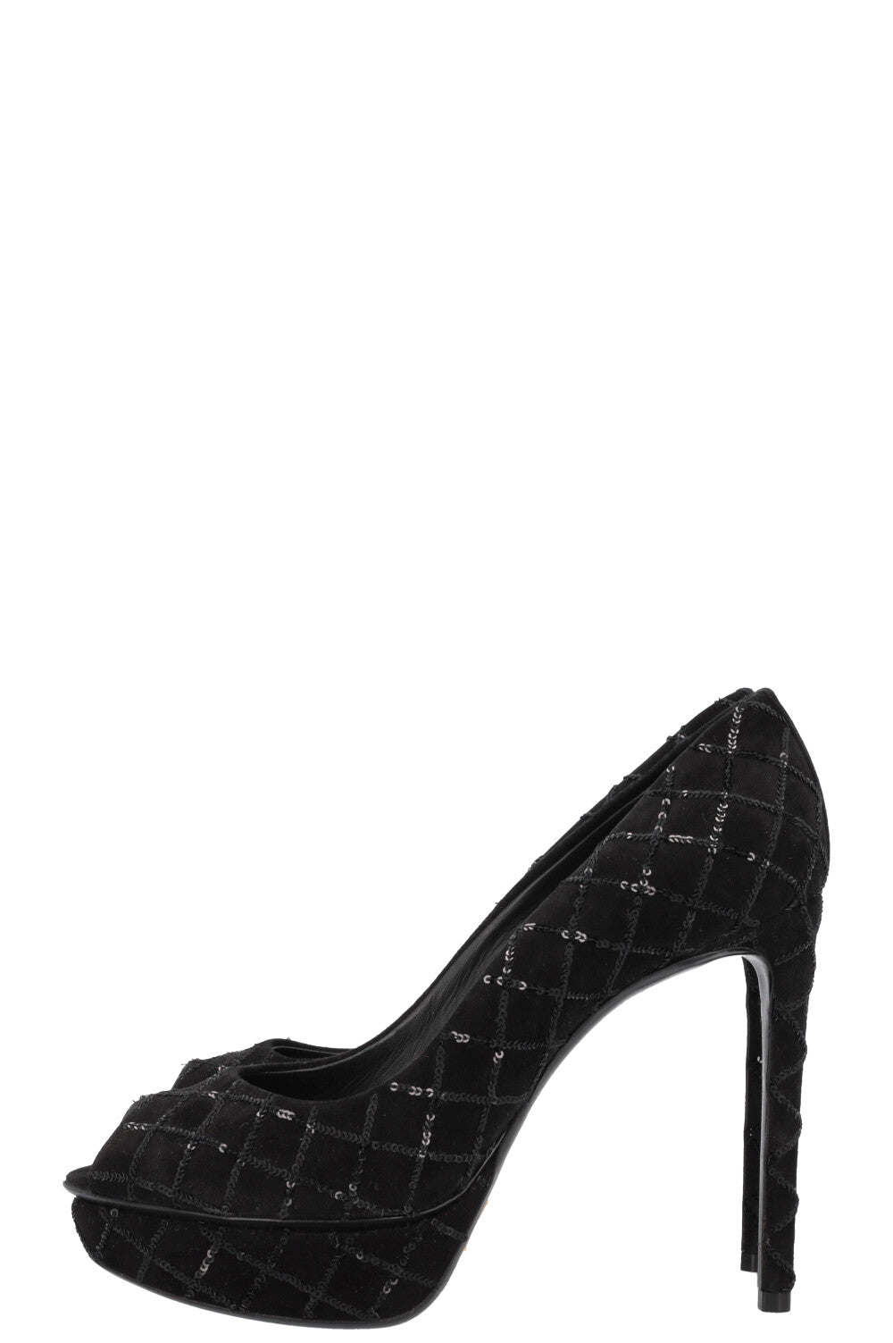 LOUIS VUITTON Heels Sequins Black