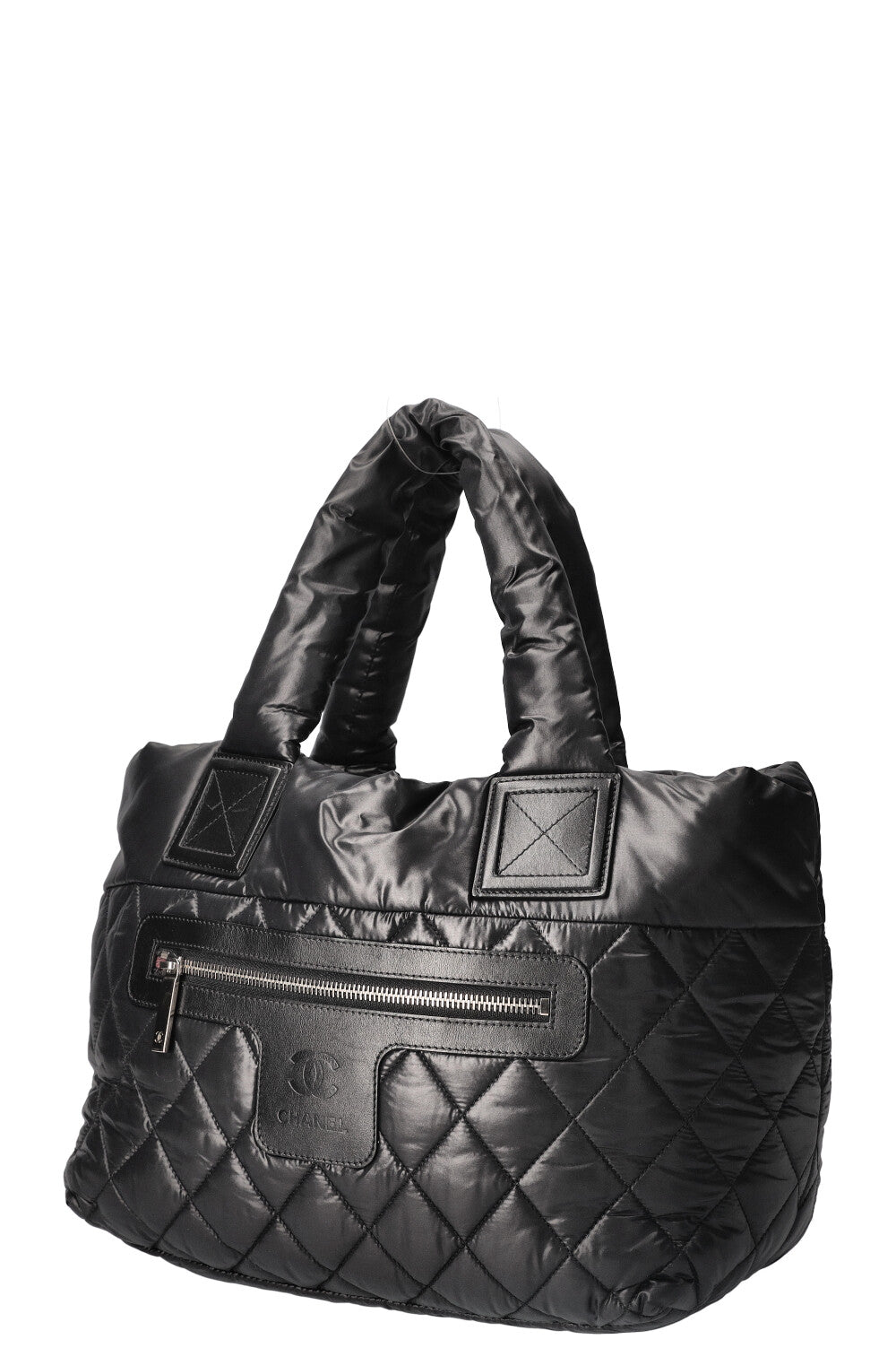 CHANEL Cocoon Bag Nylon Black