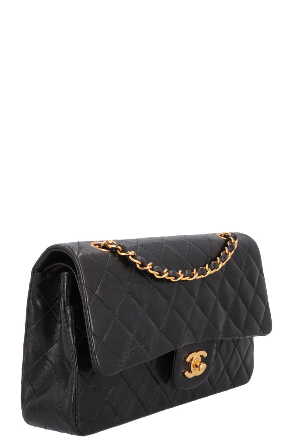 CHANEL Double Flap Bag Medium Black