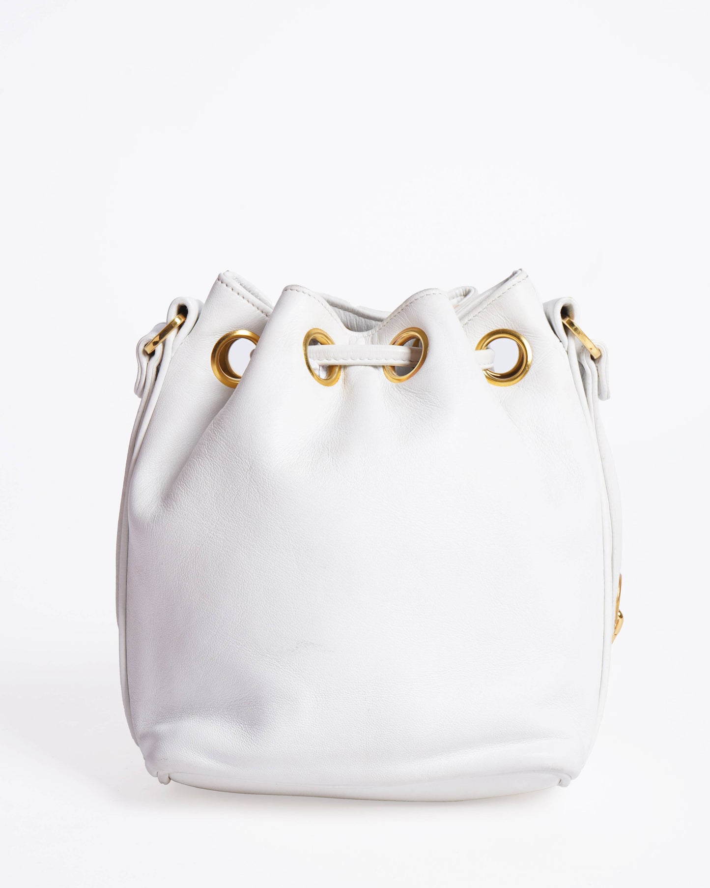 Chanel 1990's labmskin bucket bag