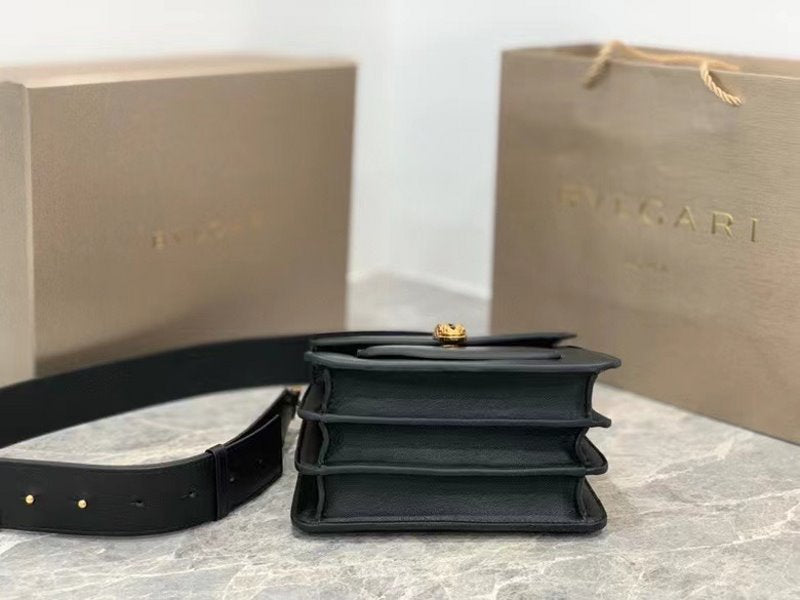 Bvlgari Black Serpenti Forever Shoulder Bag BVGR00334