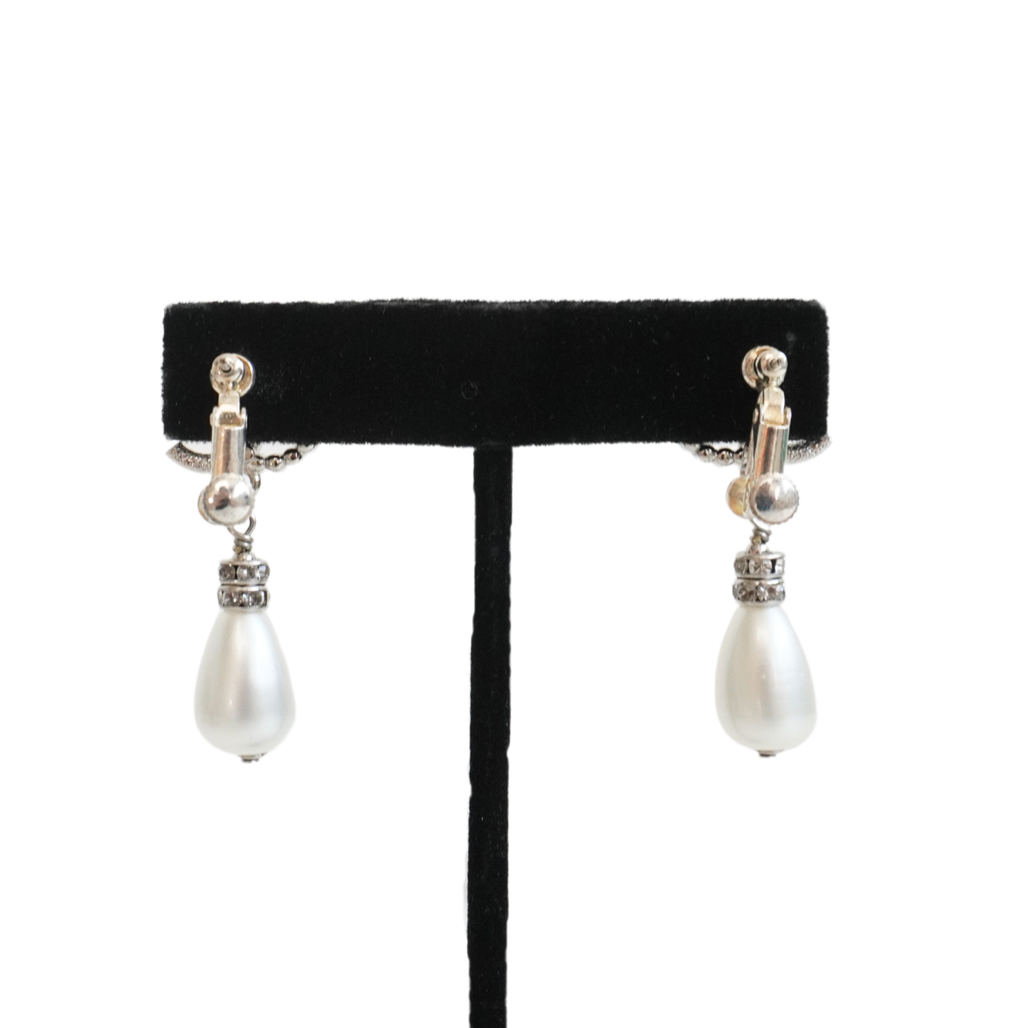 Chanel '24S' CC Pearl Drop Earrings