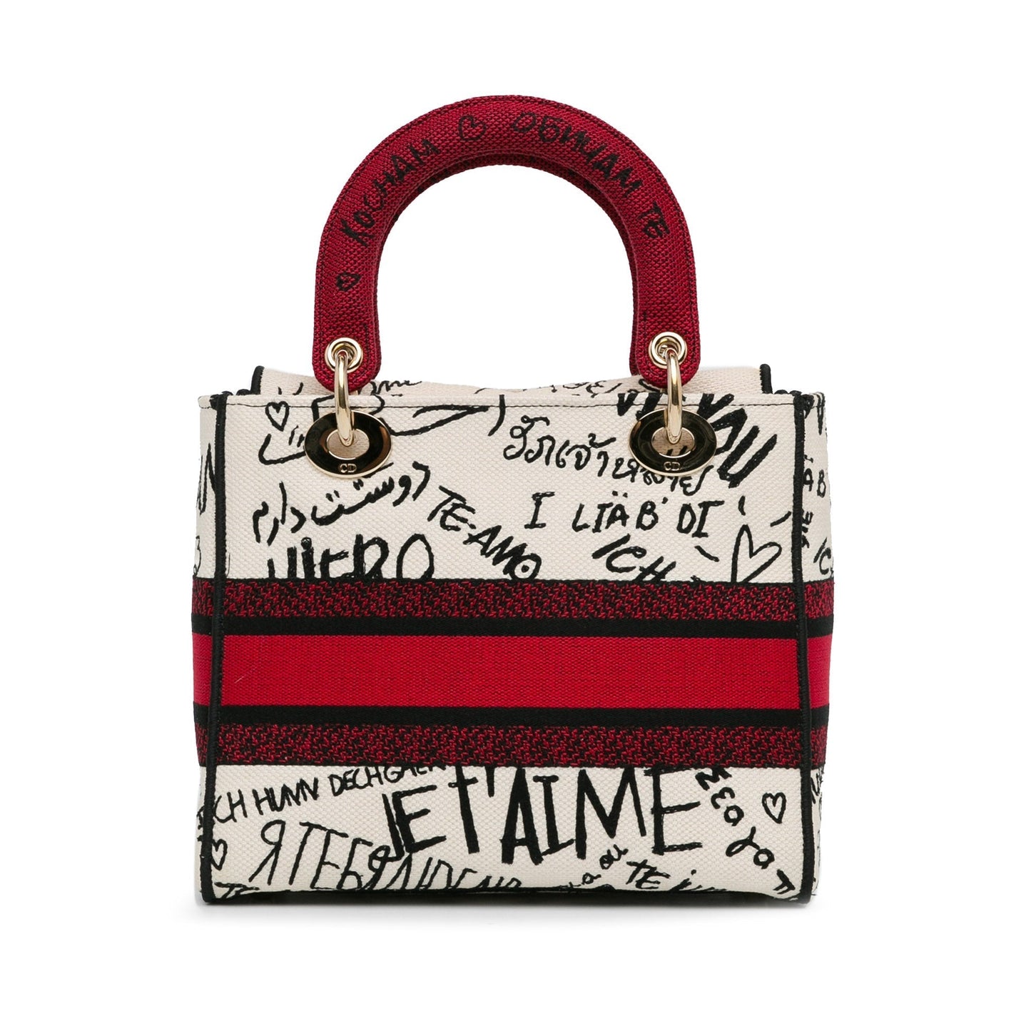 Dior Medium DiorAmour Graffiti Lady D-Lite Red