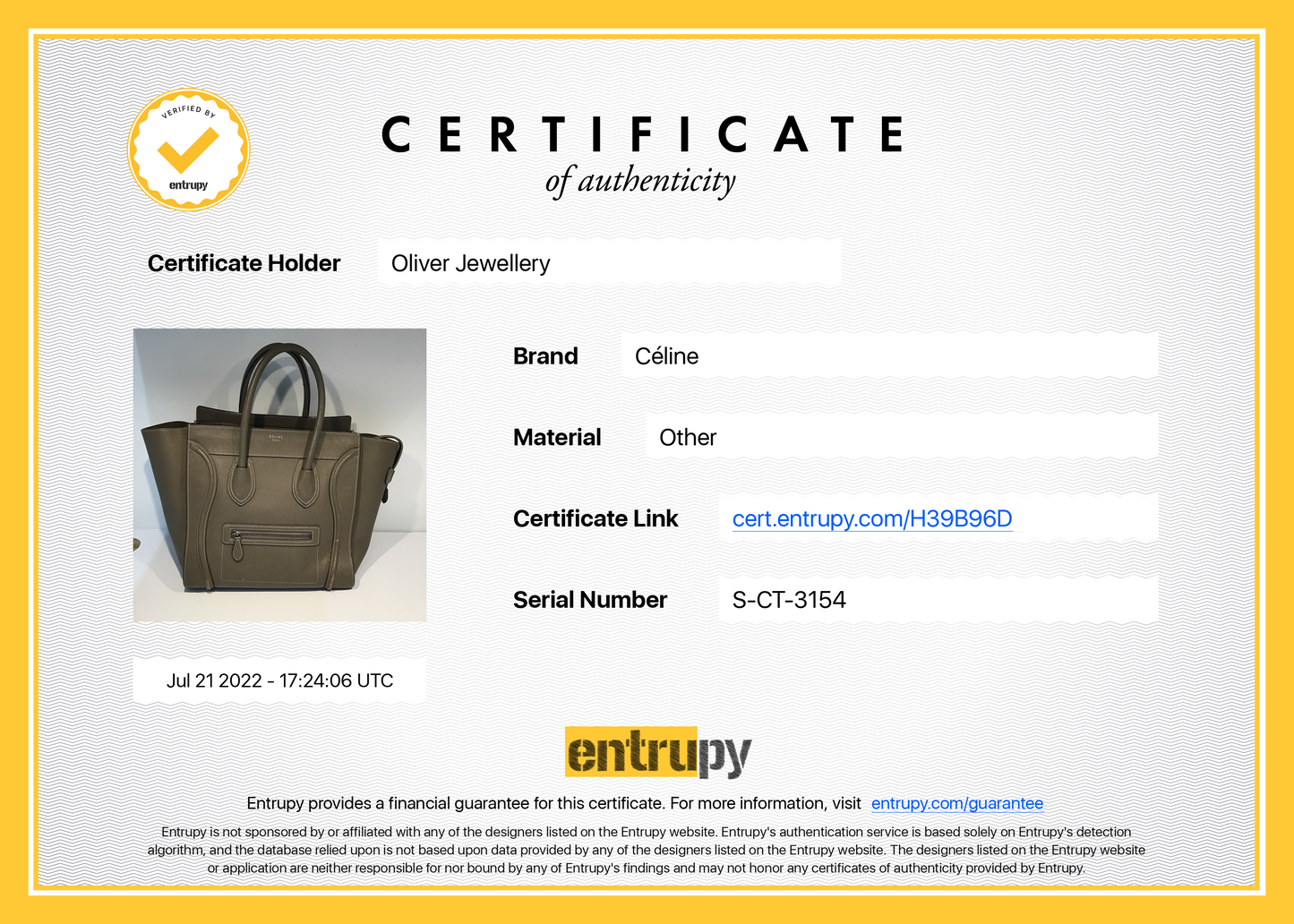 Celine Mini Luggage Tote
