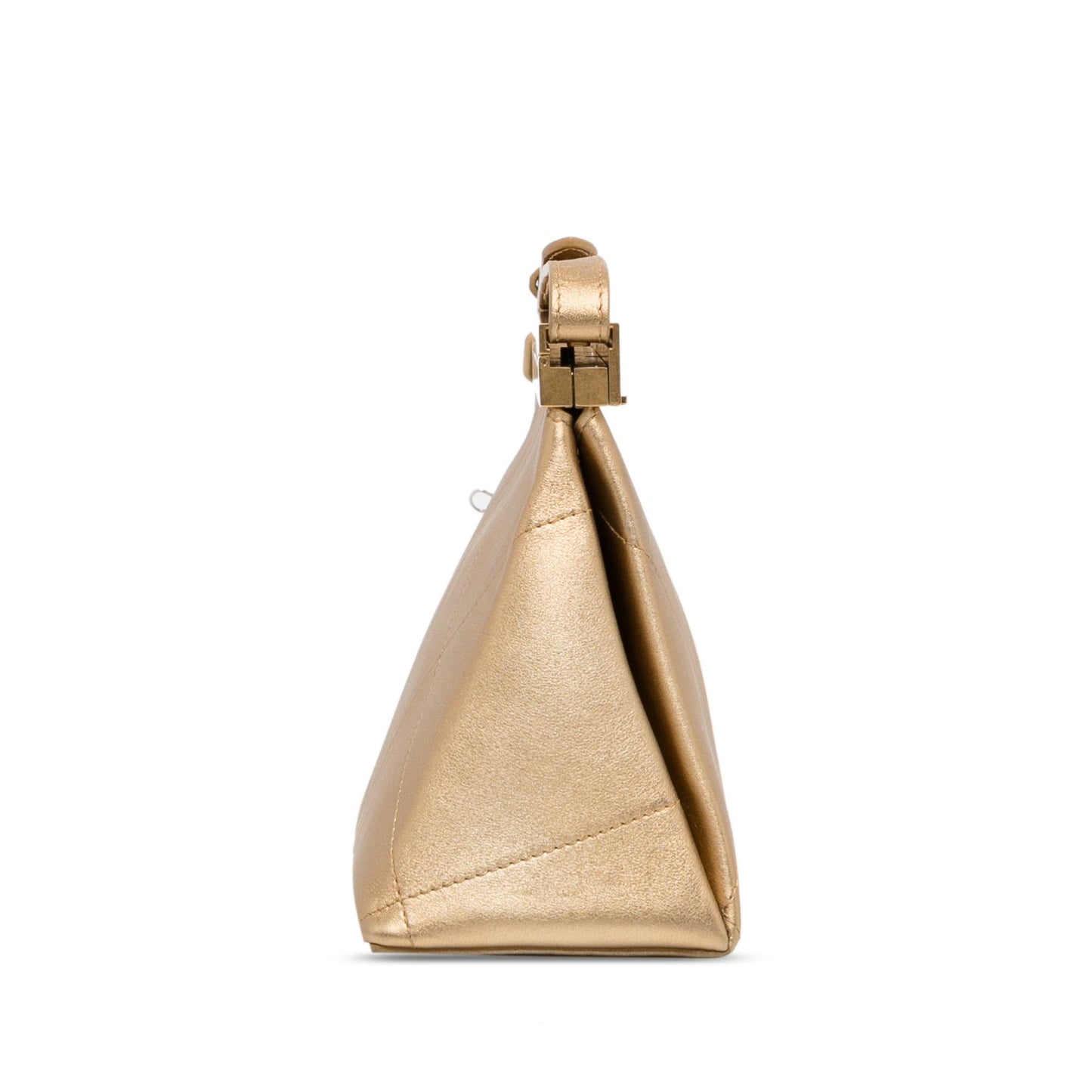 Chanel Calfskin Kiss Lock Frame Bag (SHG-jfYumG)