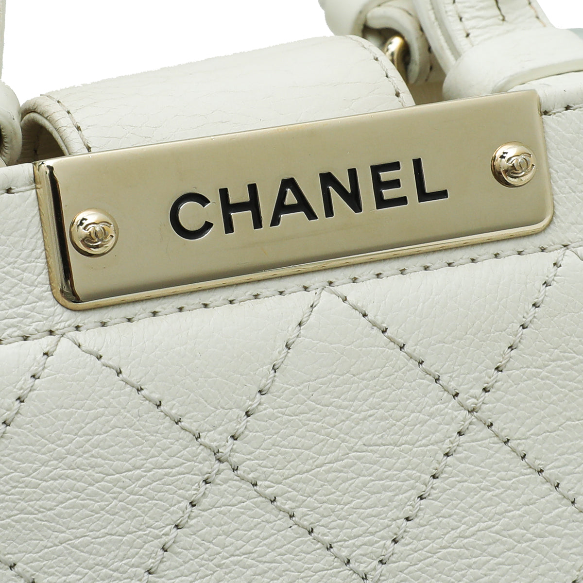 Chanel Off White Label Shopping Small Bag
