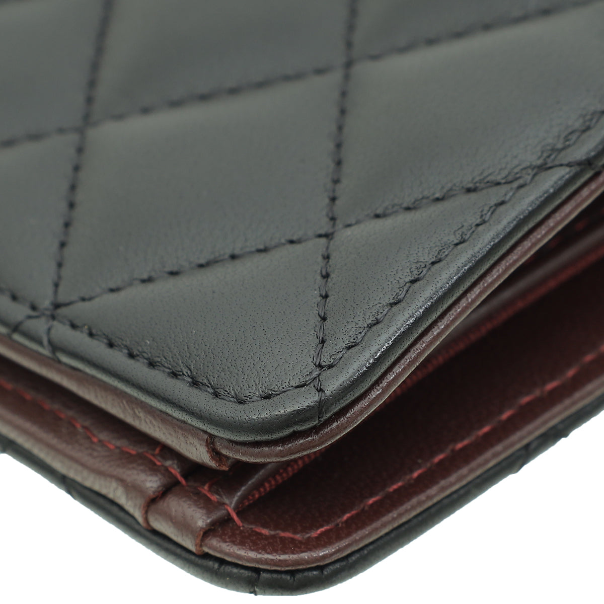 Chanel Black CC Classic L Yen Wallet