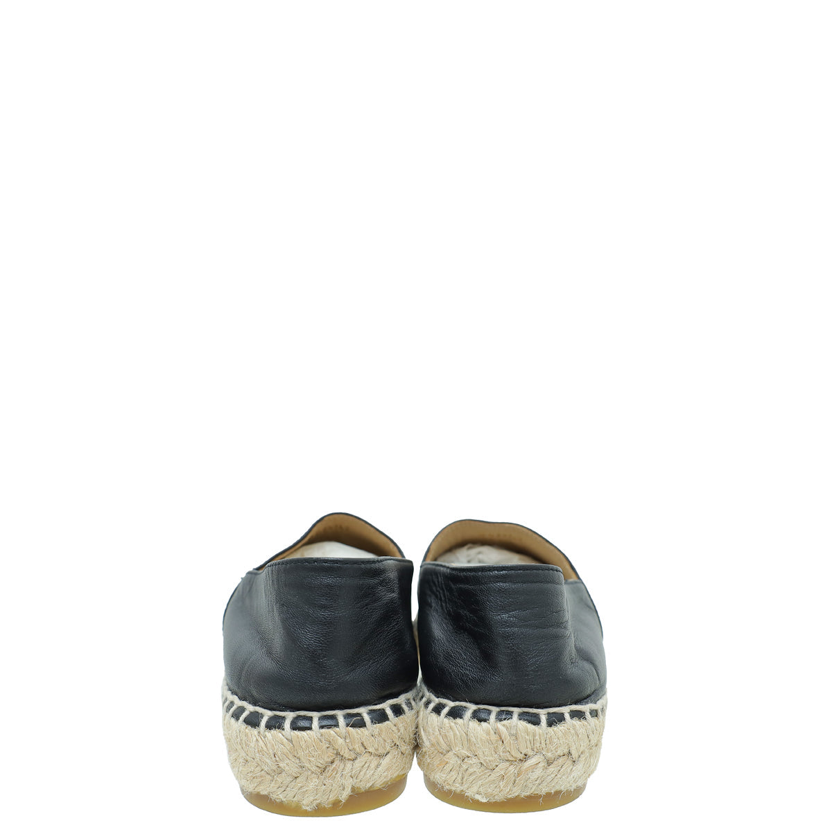 Chanel Black CC Espadrille 36