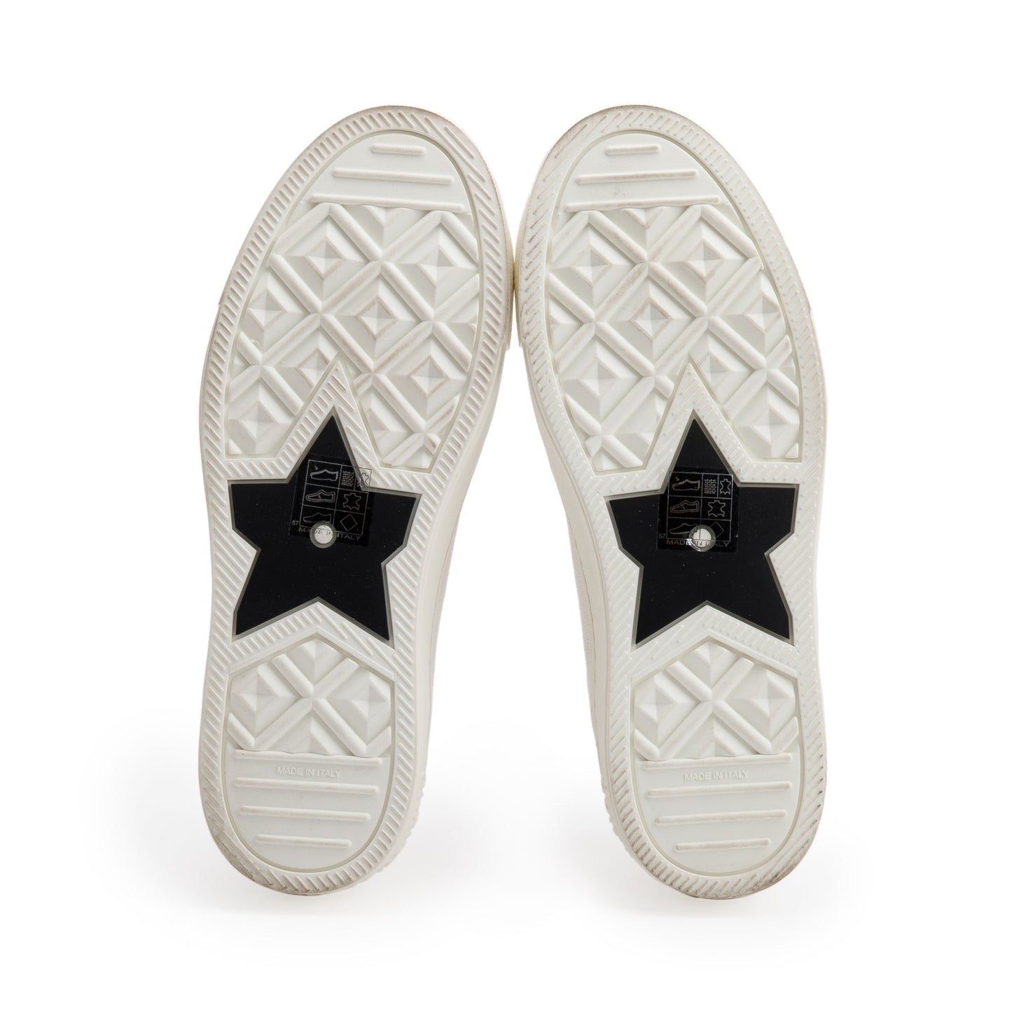 Christian Dior White Cotton Cavas Walk'N'Dior Sneakers, Size 36.5