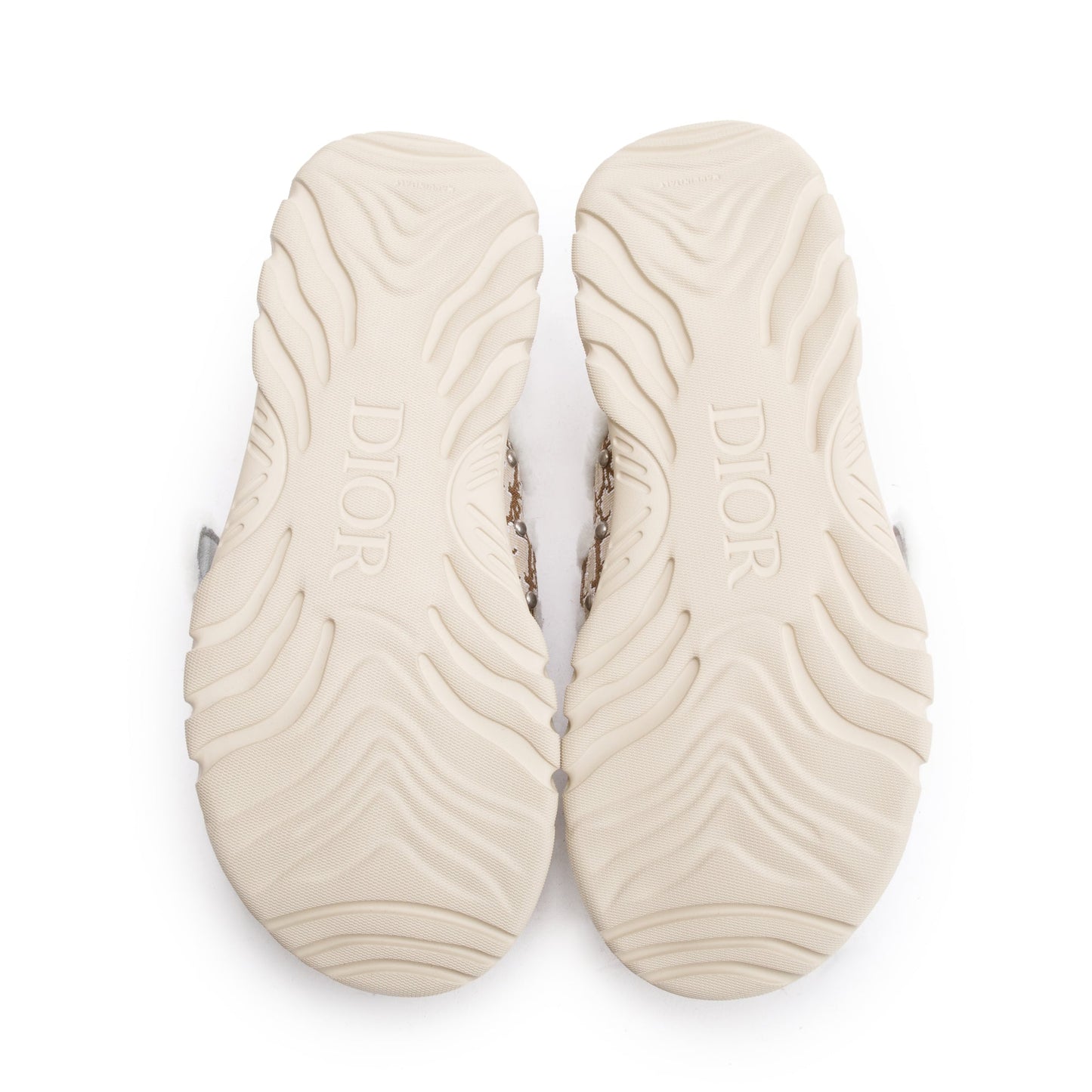 Christian Dior X Travis Scott Beige Oblique Jacquard Cacktus Jack Sandals, Size 43