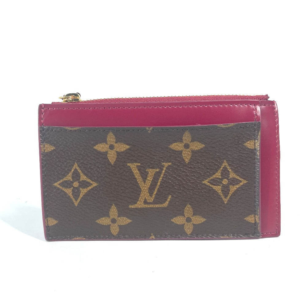 LOUIS VUITTON Coin case M67889 Monogram canvas Brown Monogram Porte Cartes Zip Women d