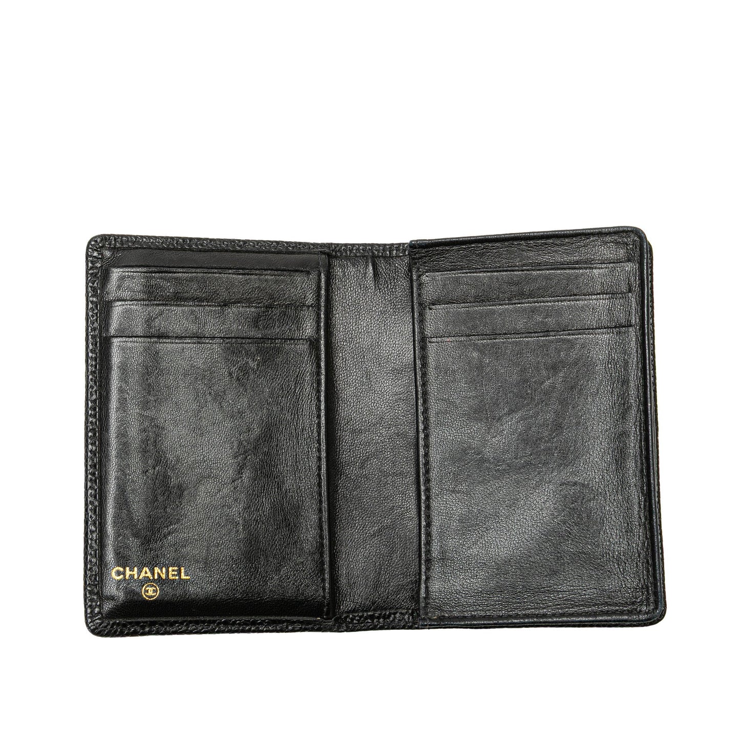 Black Chanel CC Caviar Card Holder