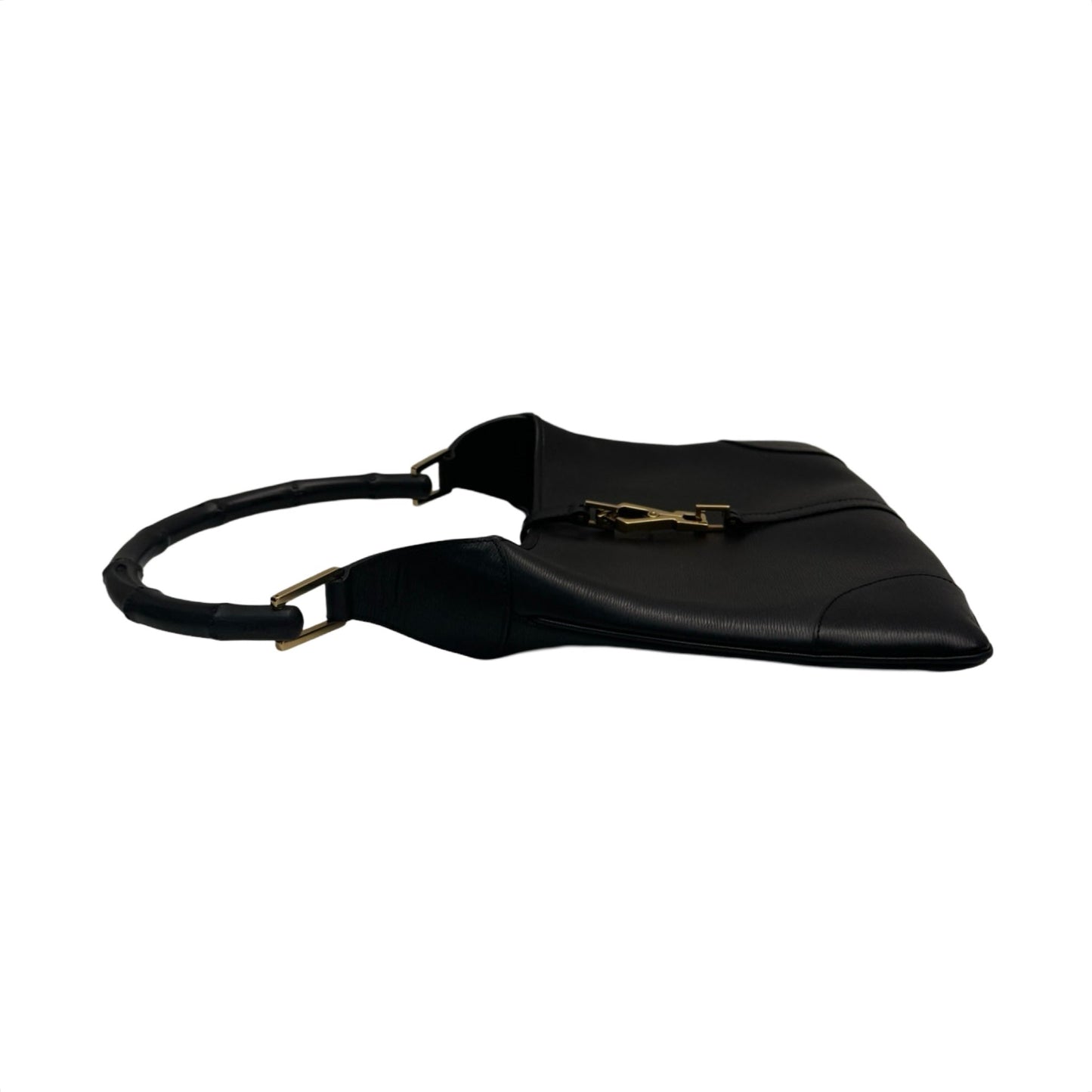 Black Handbag Luxury Designer Gucci, Size Small