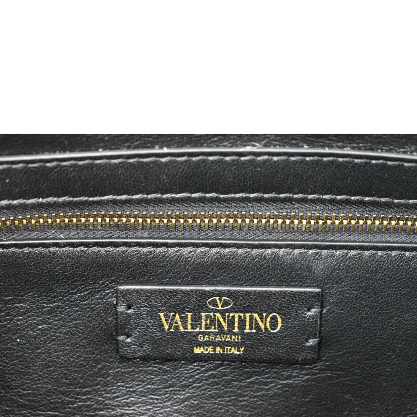 VALENTINO Garavani Roman Stud Leather Crossbody Bag Black - Hot Deals