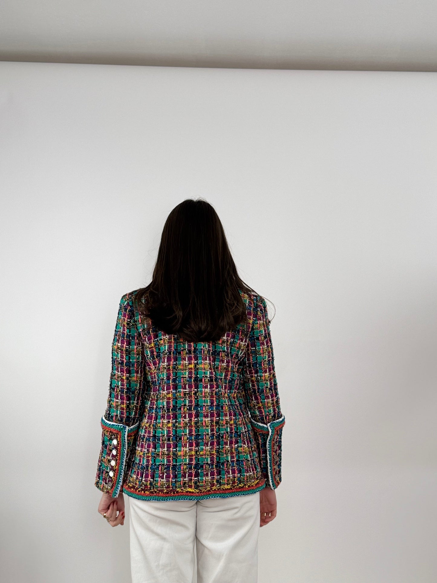 Chanel 2017 Tweed Pattern Evening Jacket by Karl Lagerfeld