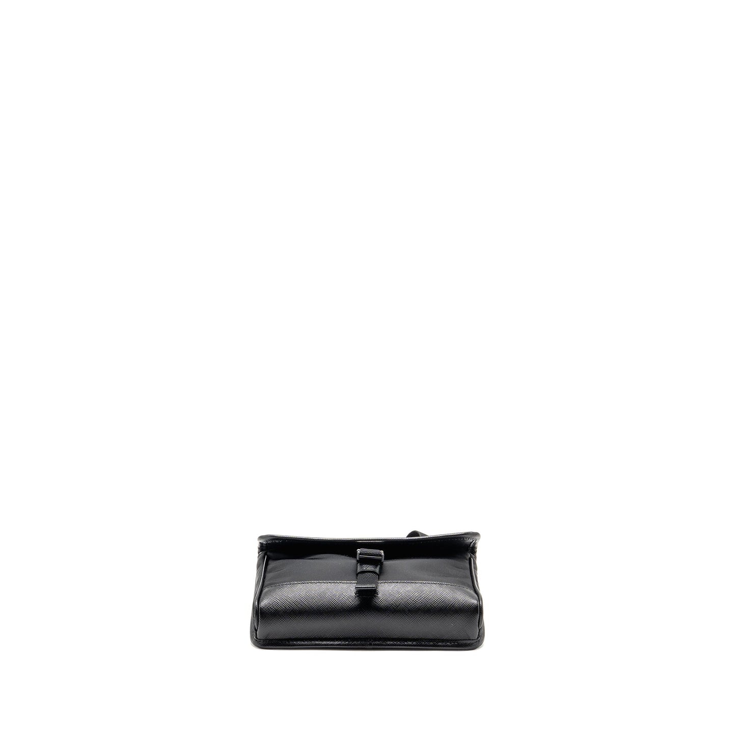 Prada Trimmed Saffiano Phone Case Re-Nylon Black