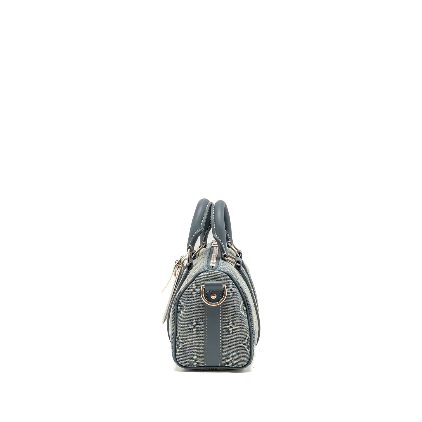 Louis Vuitton Keepall Bandouliere 25 Washed Denim Canvas Blue SHW