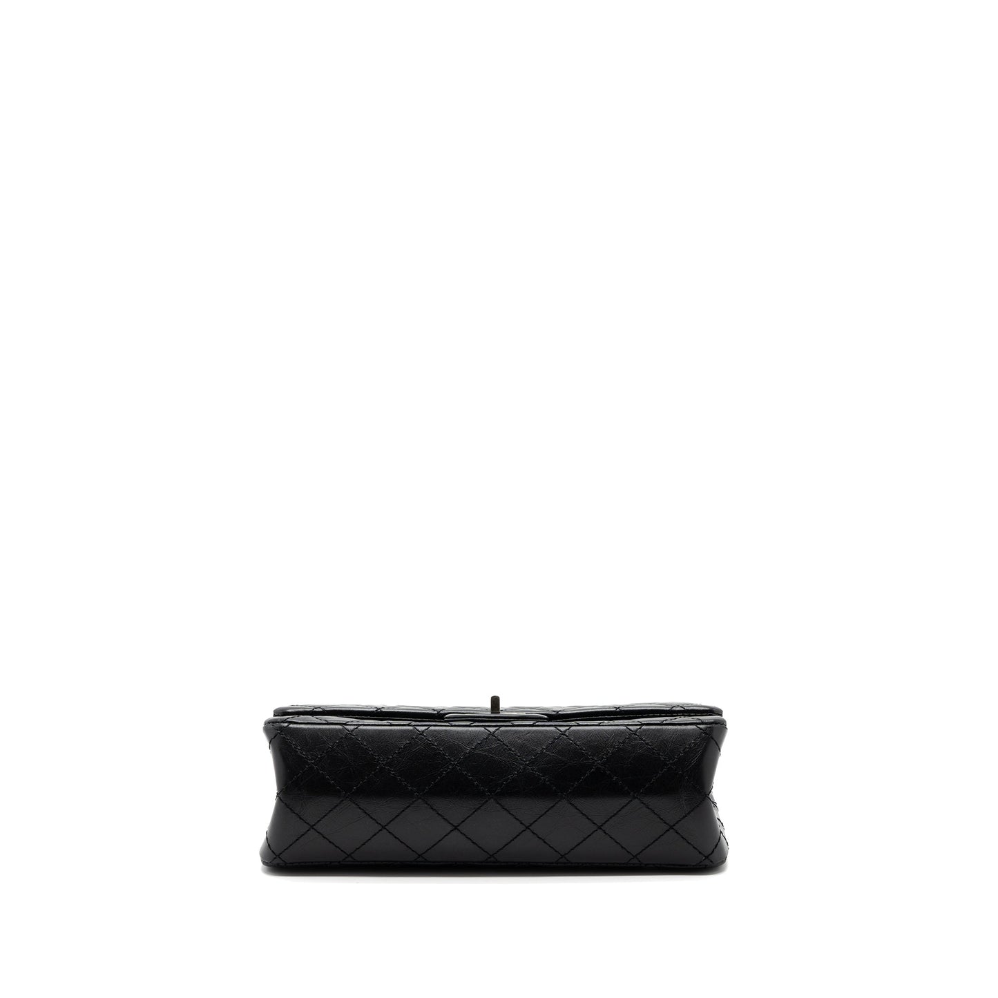 Chanel 2.55 Small Reissue Flap Bag Aged Calfskin Black Ruthenium Hardware (Microchip)
