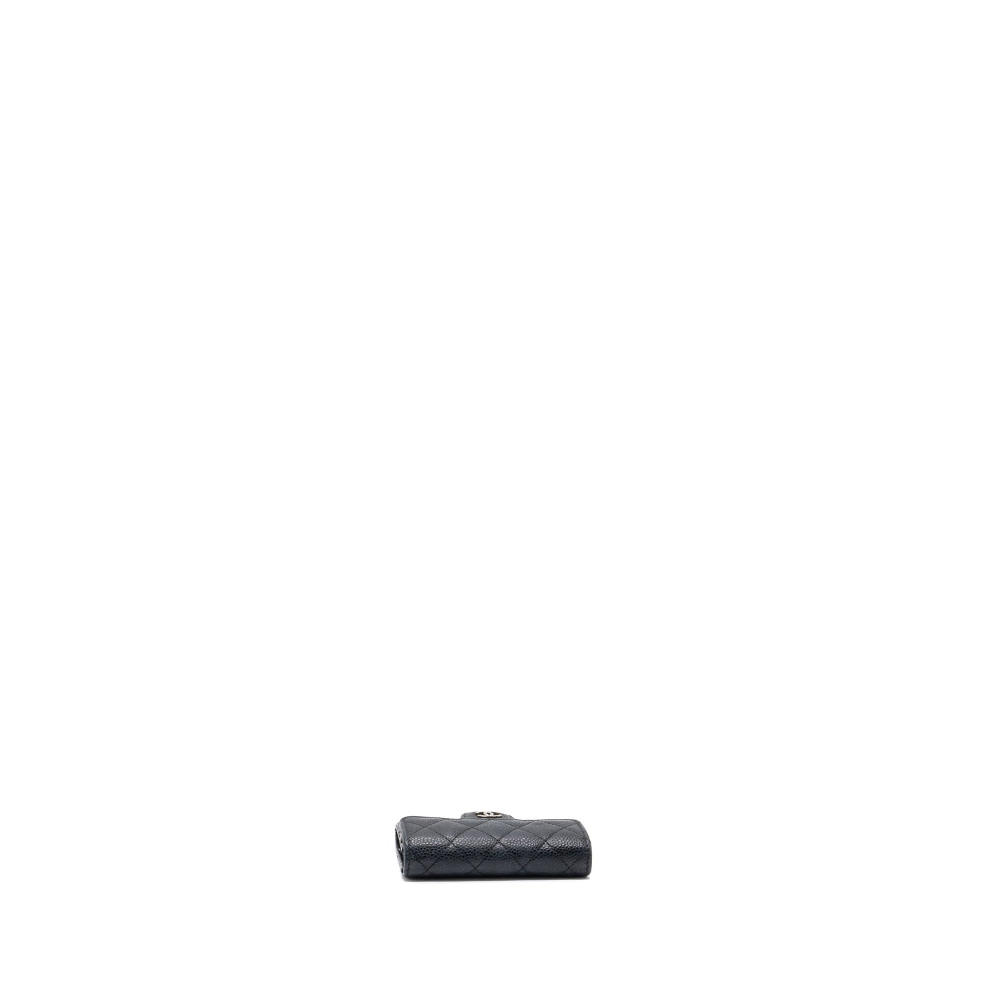 CHANEL CLASSIC FLAP CARD HOLDER CAVIAR BLACK SHW