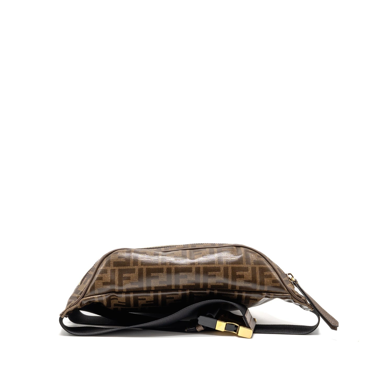Fendi Roma Fendi Waist Purse Canvas Brown