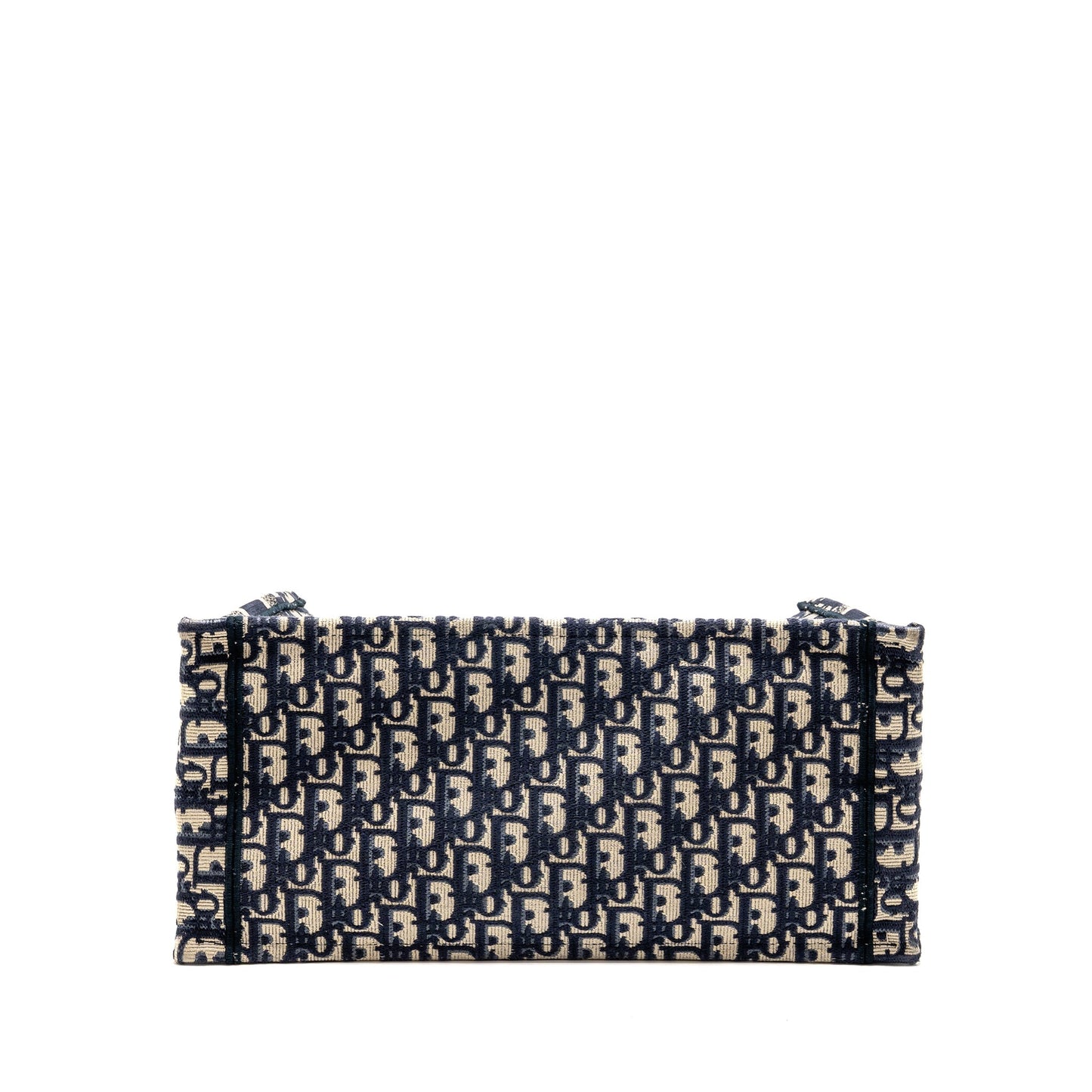 Dior Medium Dior Book Tote Dior Oblique Embroidery Ecru/Blue