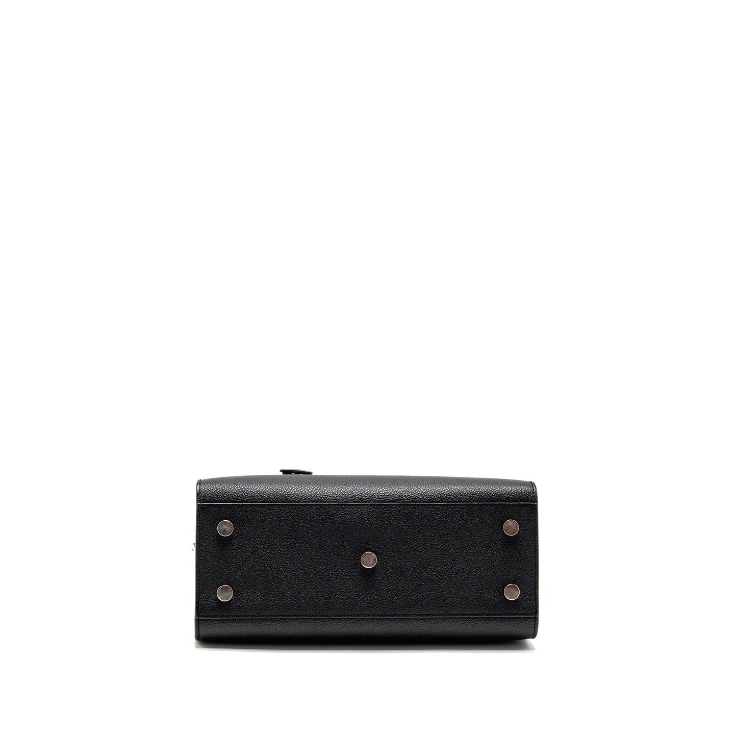 Saint Laurent sac de Grained Calfskin Black