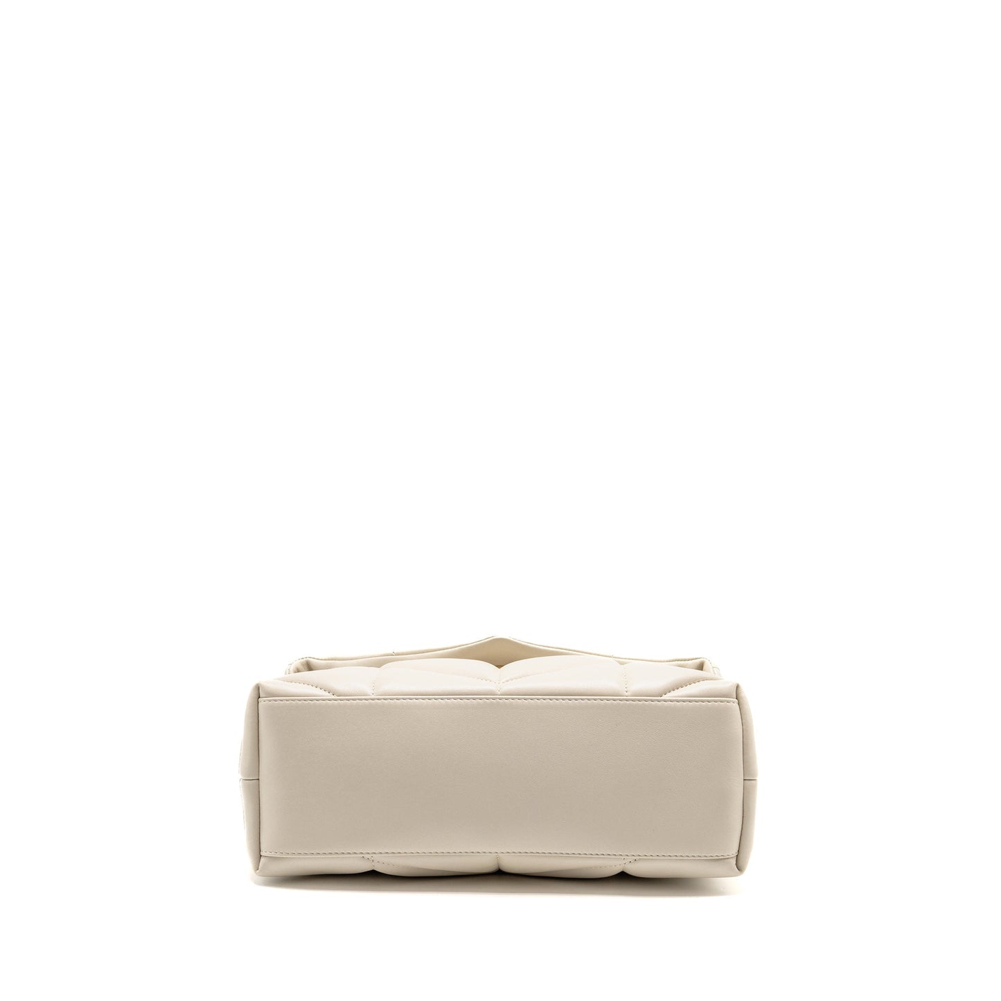 Saint Laurent/ Small Loulou Puffer Mini Purse Lambskin Blanc