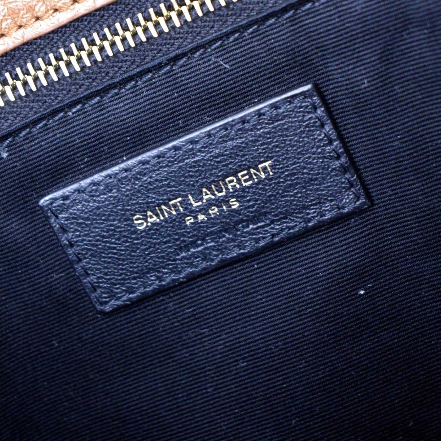 YVES SAINT LAURENT Niki Medium Leather Crossbody Bag Dark Brown
