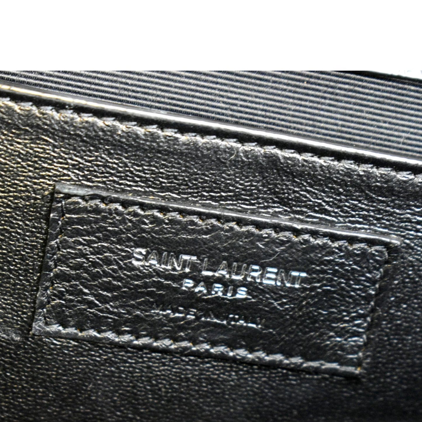 YVES SAINT LAURENT Kate Medium Grain De Poudre Leather Crossbody Bag Black