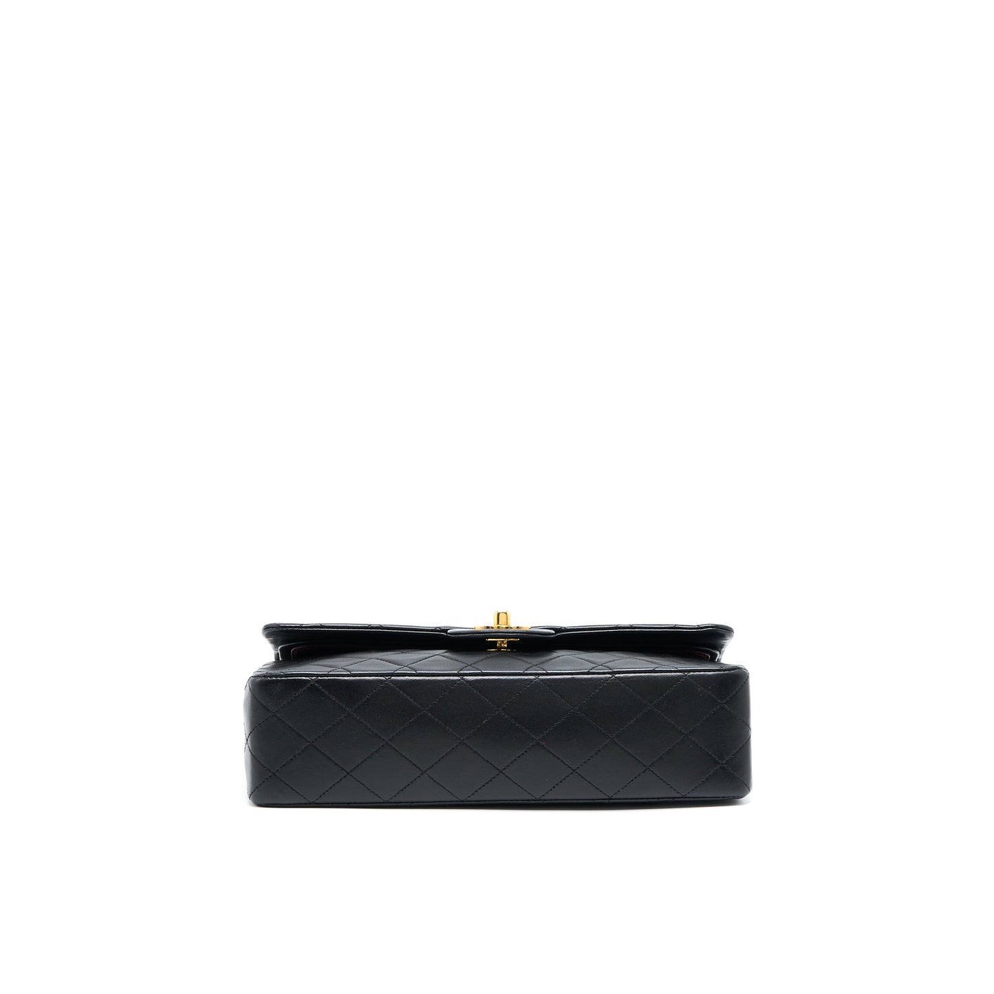 Chanel Medium Flap Bag Lambskin Black GHW