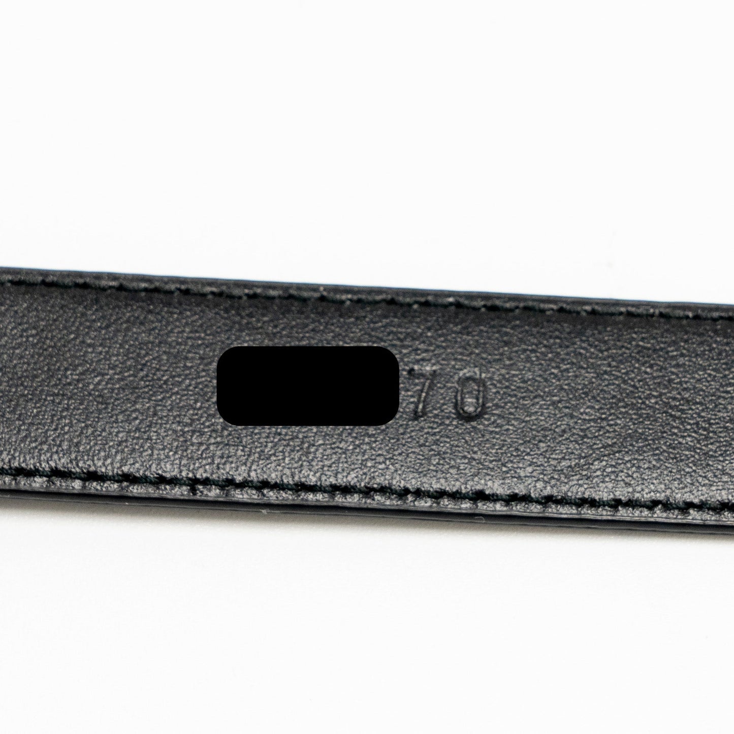 Prada Size 80 Belt Saffiano Calfskin Black