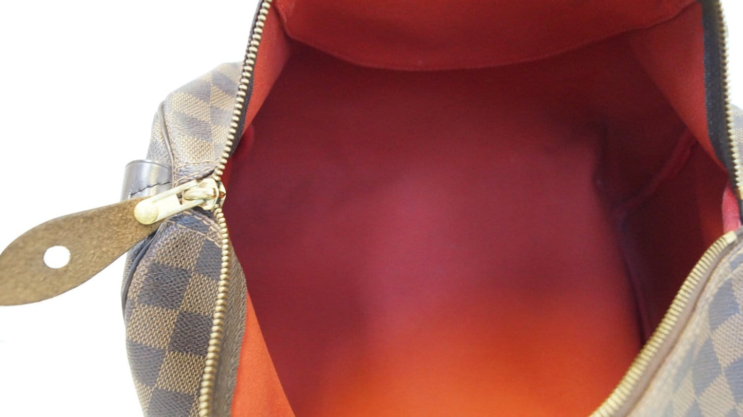 LOUIS VUITTON Damier Ebene Speedy 35 Satchel