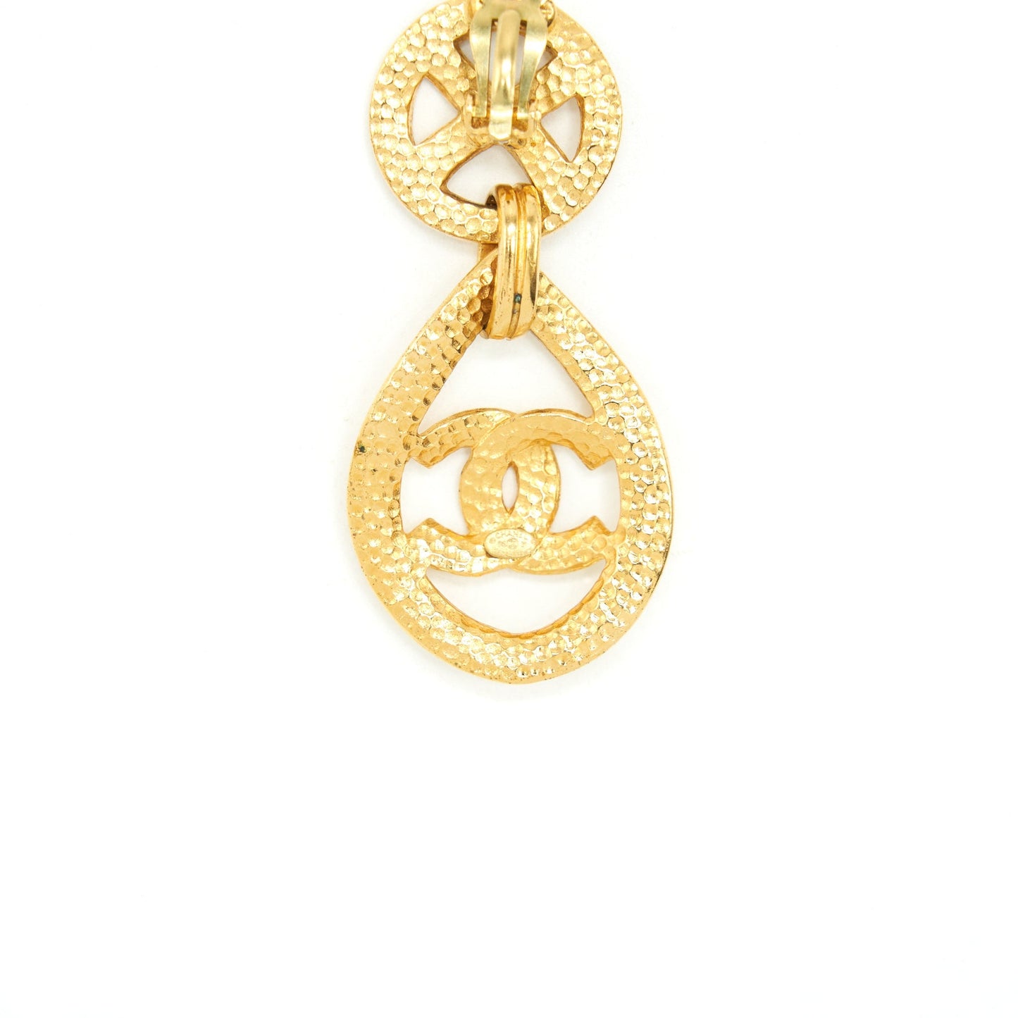Chanel Drop Earring 24k GHW