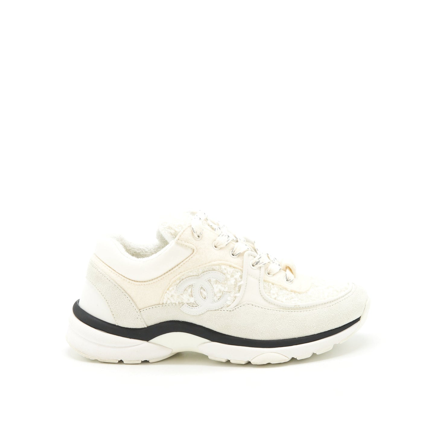 Chanel Size 35 Sneakers White (Size Run Small)