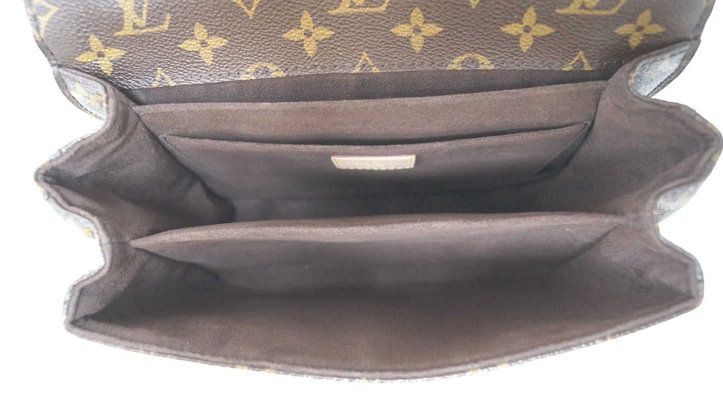 LOUIS VUITTON Monogram Canvas Metis Pochette Crossbody Bag
