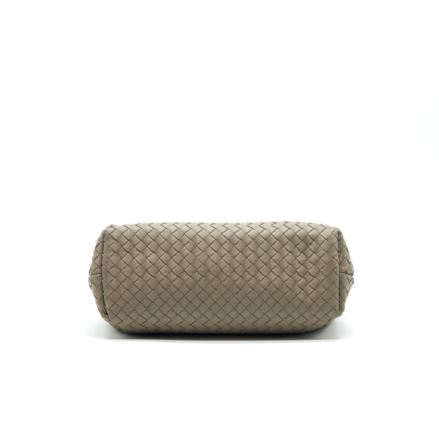 Bottega Veneta Large Olympia Purse Grey