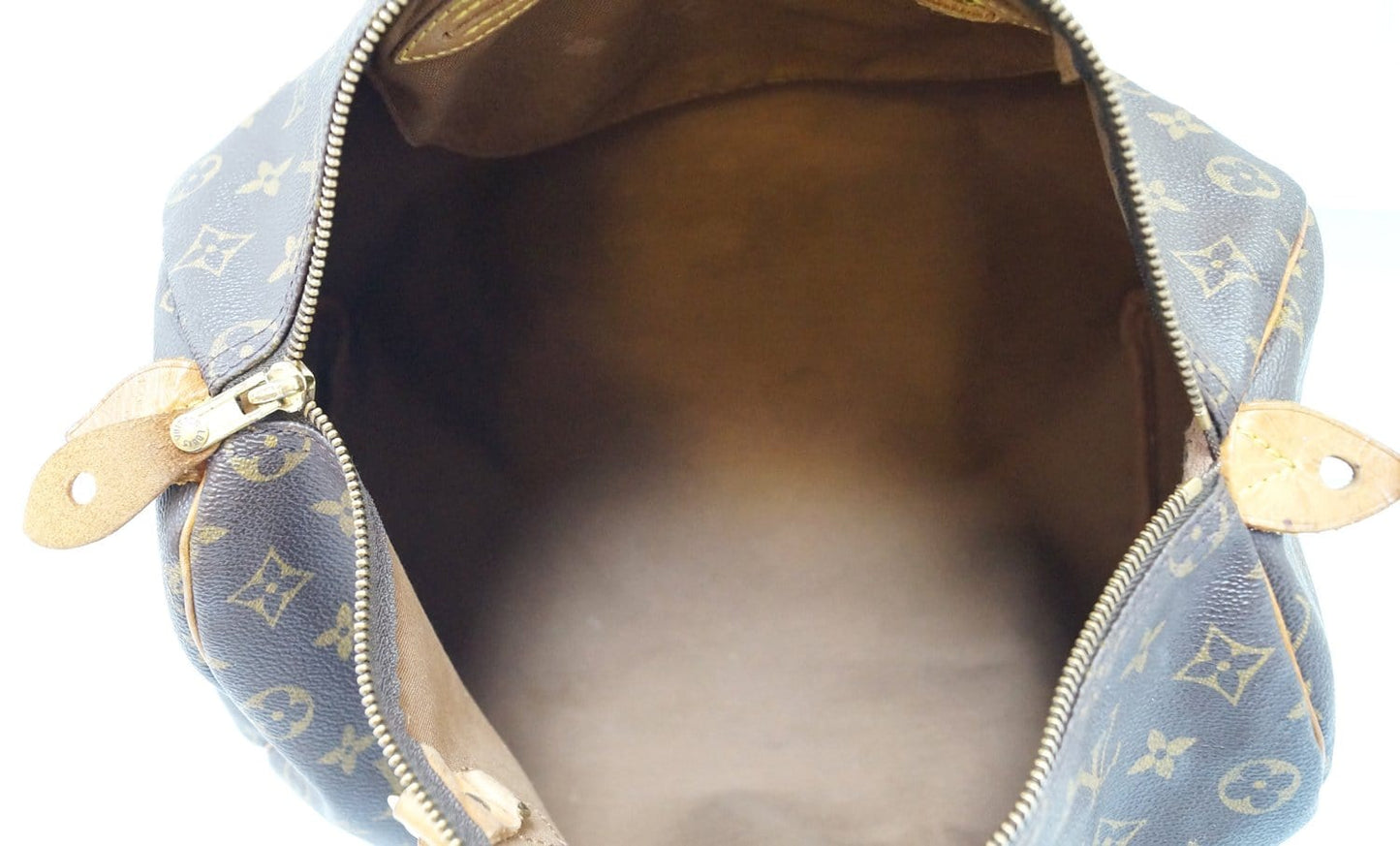LOUIS VUITTON Monogram Canvas Speedy 35 Satchel Bag