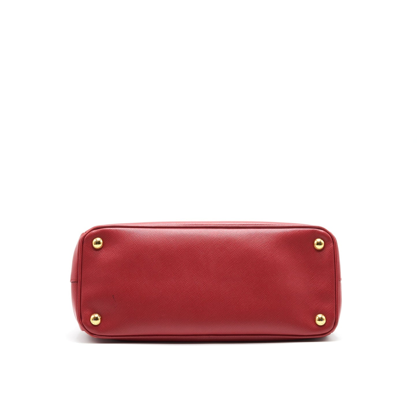 Prada Saffiano Tote Purse Red with