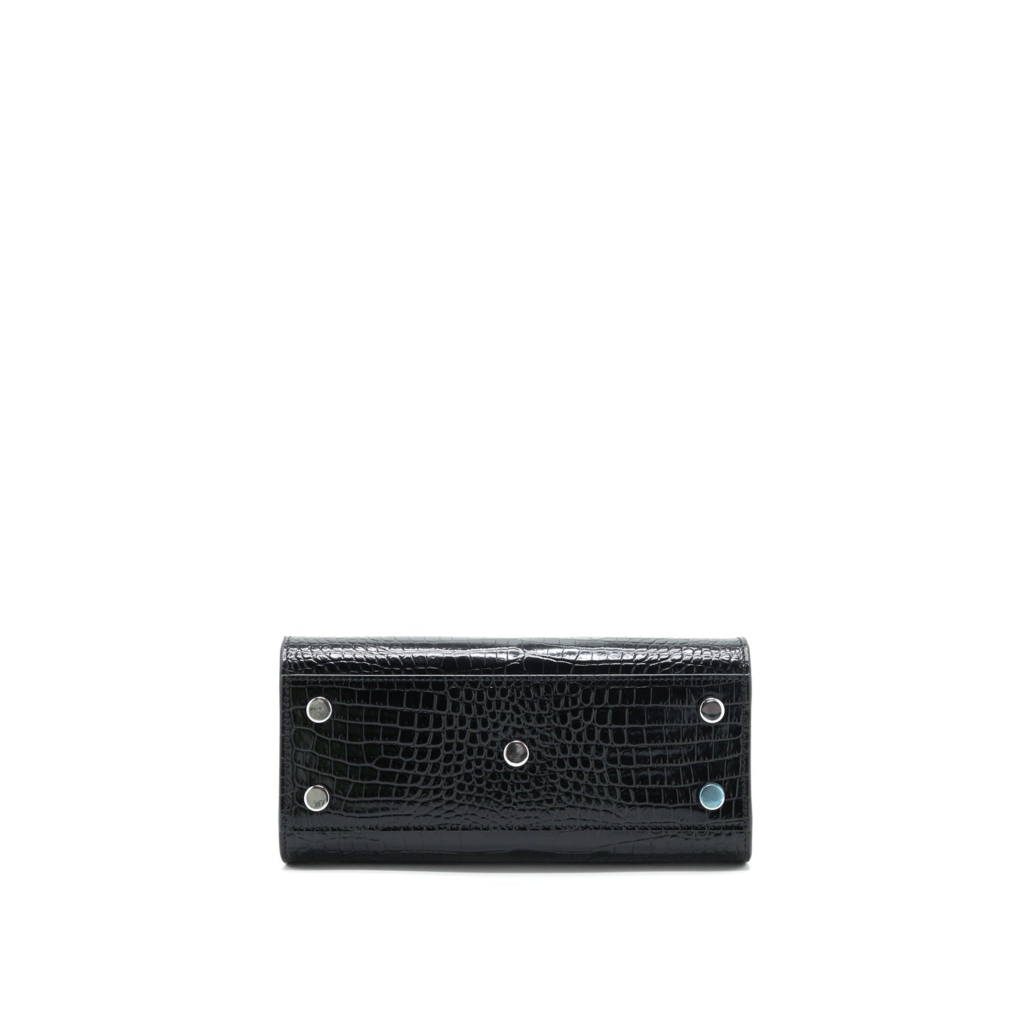 Saint Laurent Sac De Jour nano in Crocodile-Embossed calfskin black