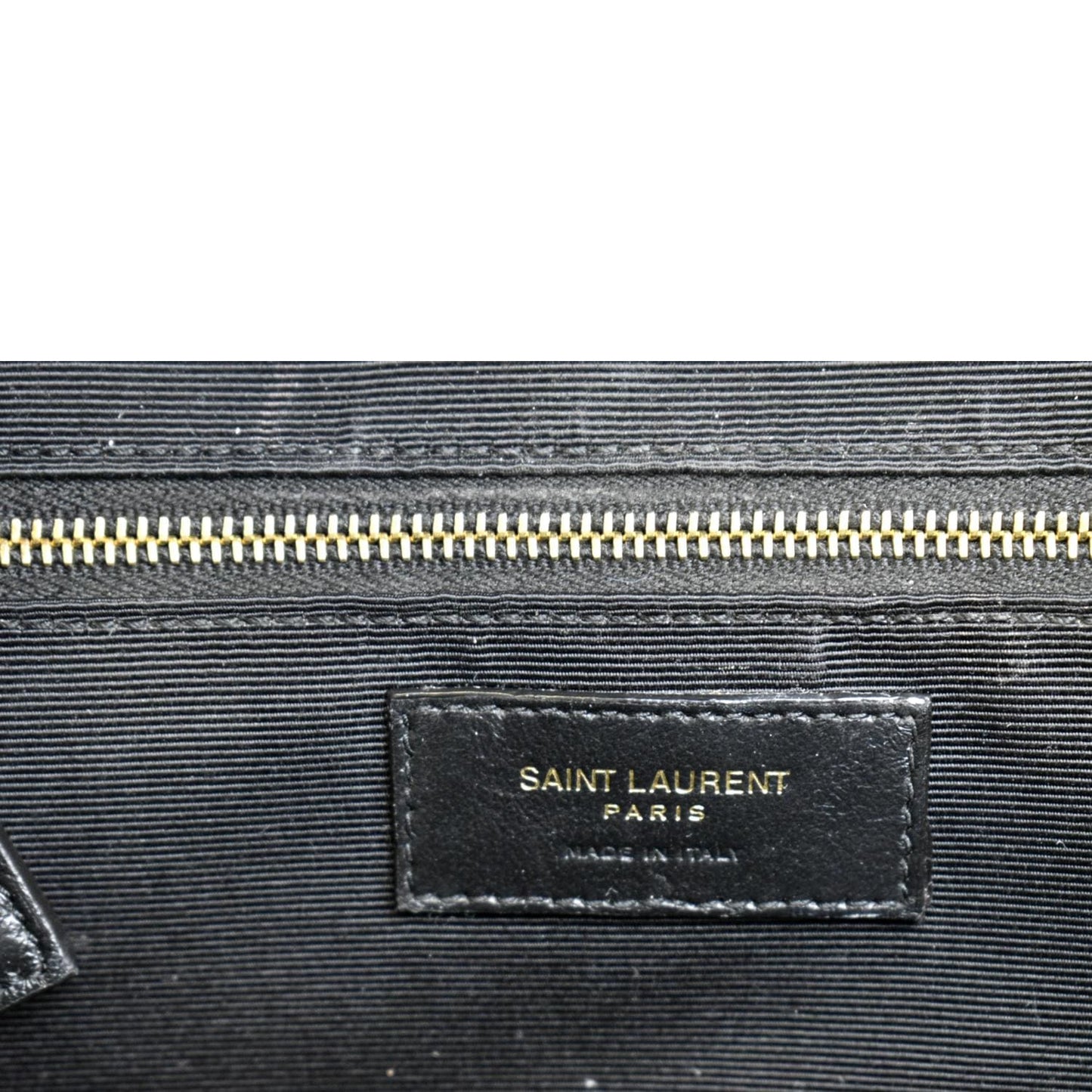 YVES SAINT LAURENT Envelope Medium Matelasse Leather Crossbody Bag Black