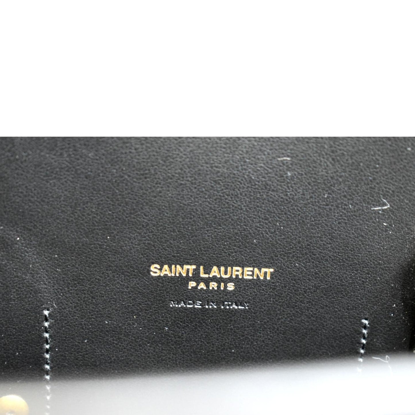 YVES SAINT LAURENT Sac de Jour Crocodile-Embossed Satchel Bag Black