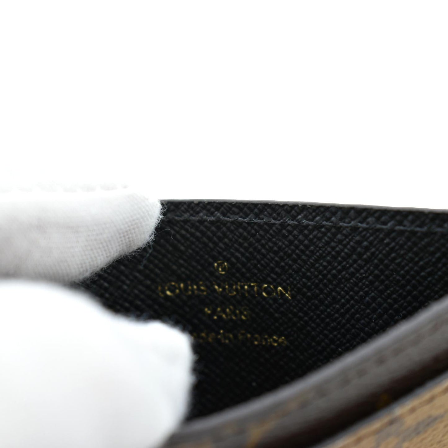 LOUIS VUITTON Monogram Canvas Card Holder Brown