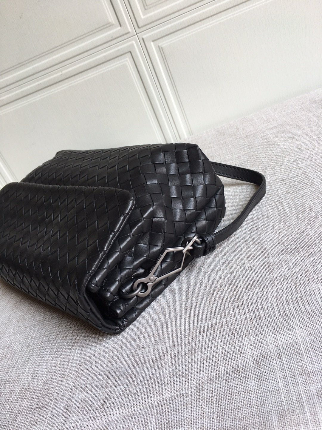 Top Quality Classic Intrecciato Black, For Women, Women’s Bags 8.9in/22.5cm