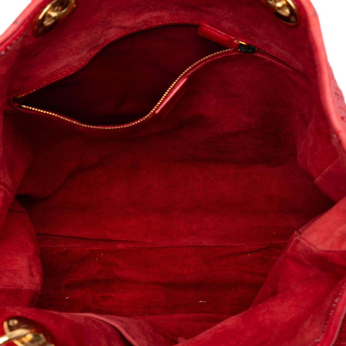 Dior Large Woven Lambskin Lady Dior Soft Shopping Tote