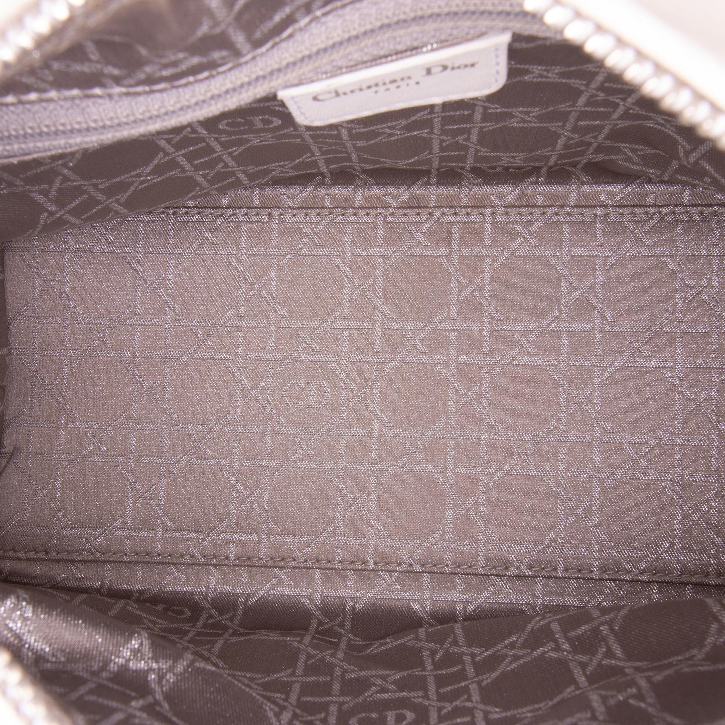 Dior Medium Lambskin Cannage Studded Lady Dior