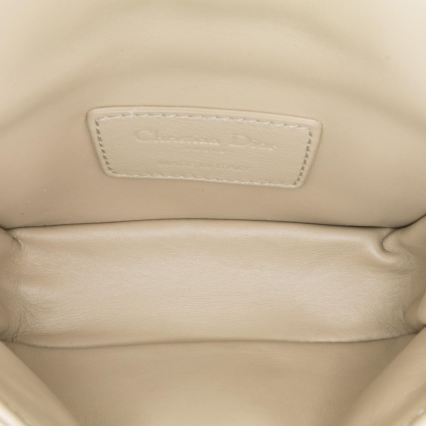 Dior Micro Supple Calfskin Cannage Caro Bag