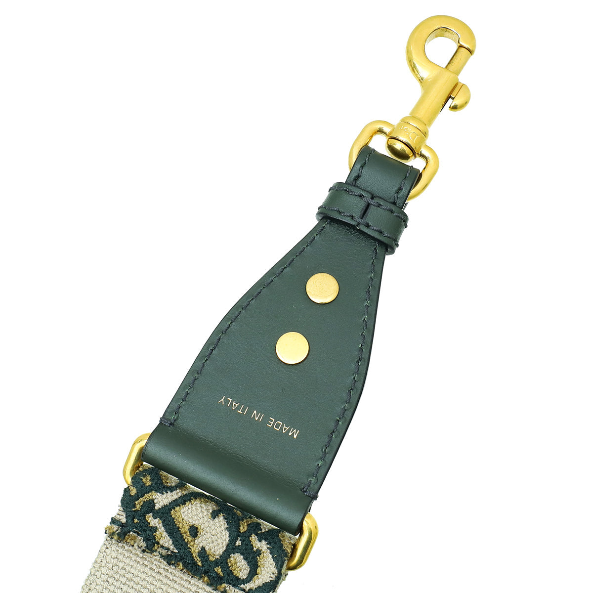 Christian Dior Green Signature Dior Oblique Bag Strap