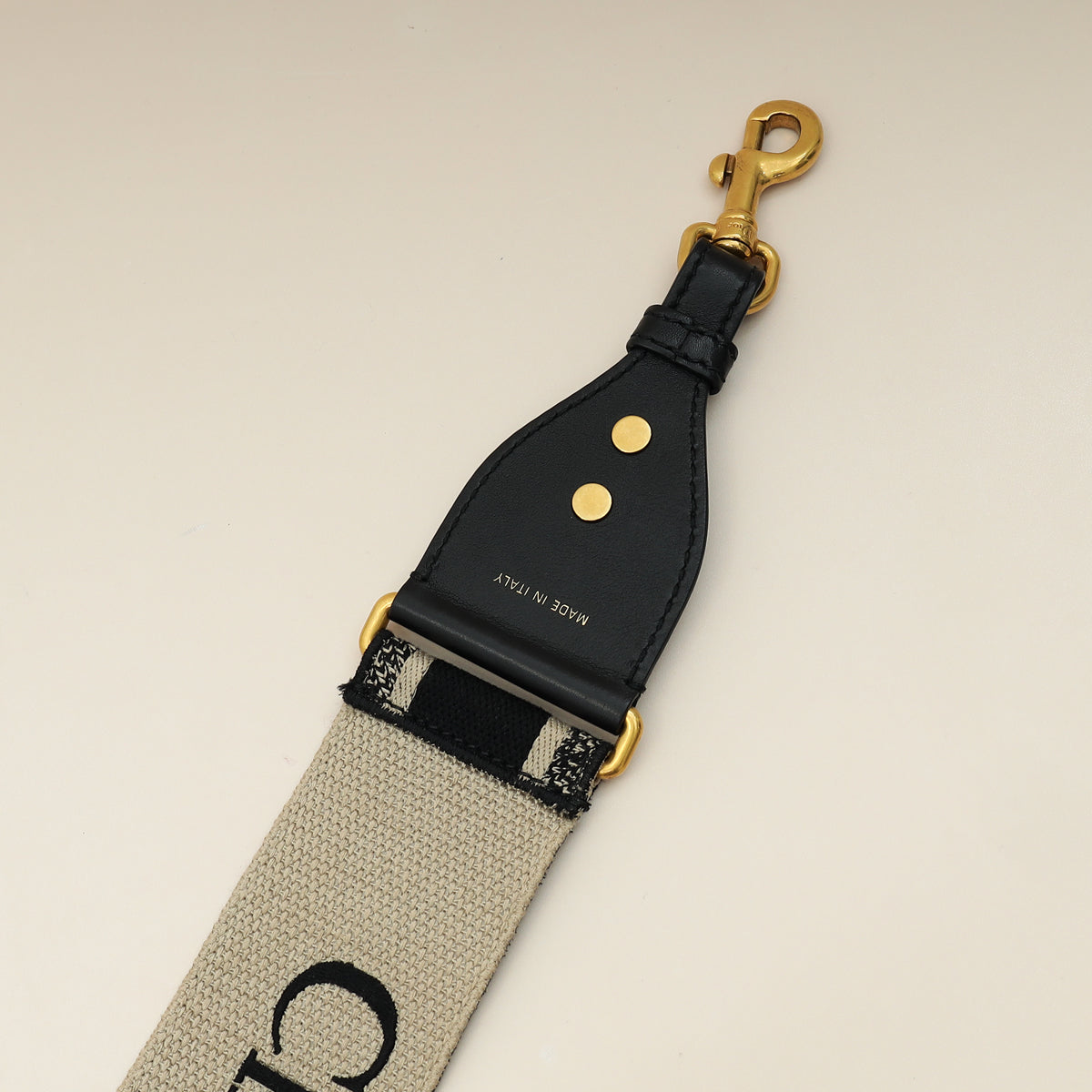 Christian Dior Paris Embroidery Shoulder Strap
