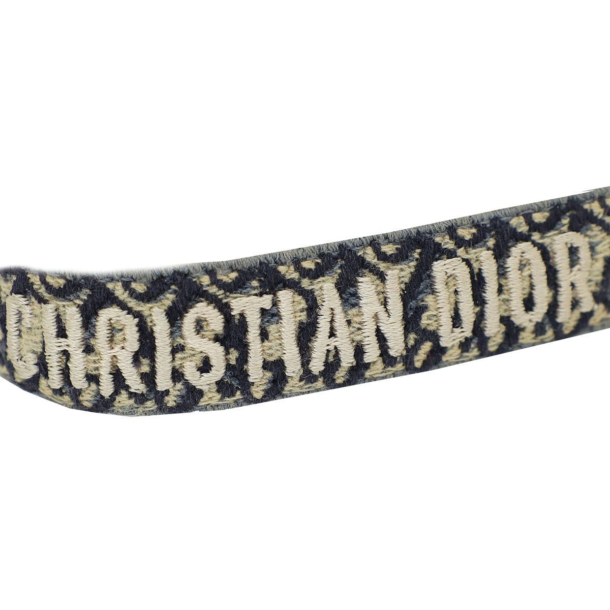 Christian Dior Navy Blue J'adior Oblique Bracelet Set